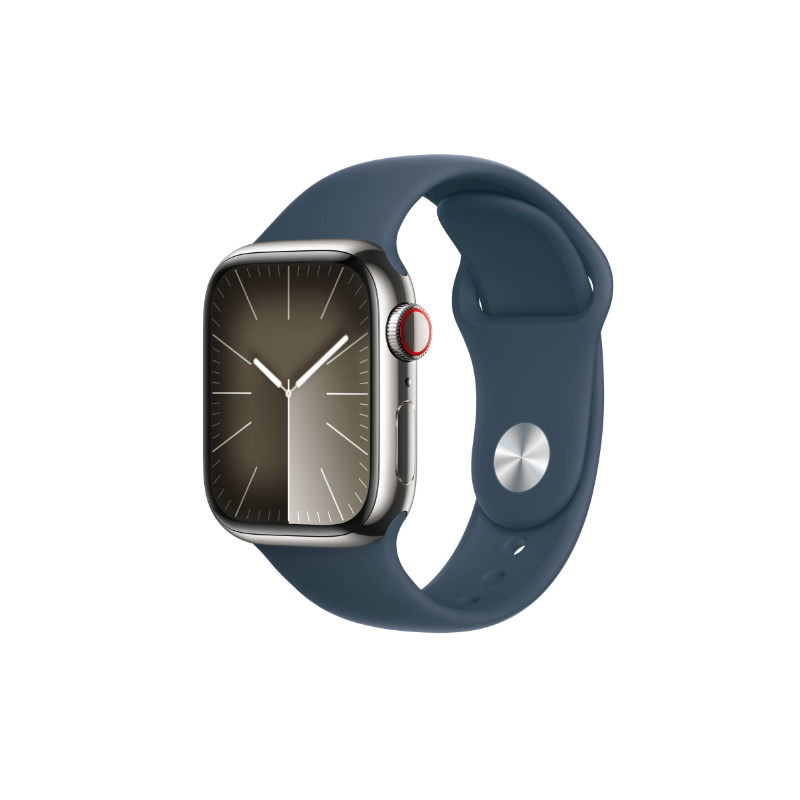 WATCH SERIE 9  41MM ACCIAIO ARGENTO GPS CELLULAR