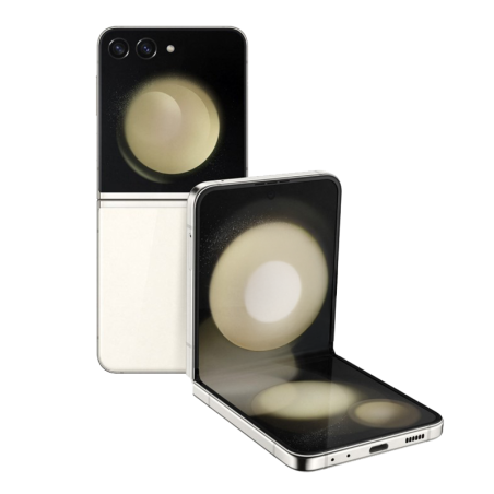 Samsung Galaxy Z Flip5 Smartphone AI RAM 8GB Display 3,4" Super AMOLED/6,7" Dynamic AMOLED 2X Cream 512GB